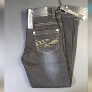 Boys black denim stretch jeans! Size 6